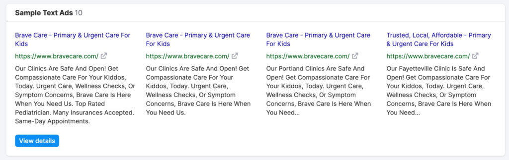 clinic marketing ideas - ads examples