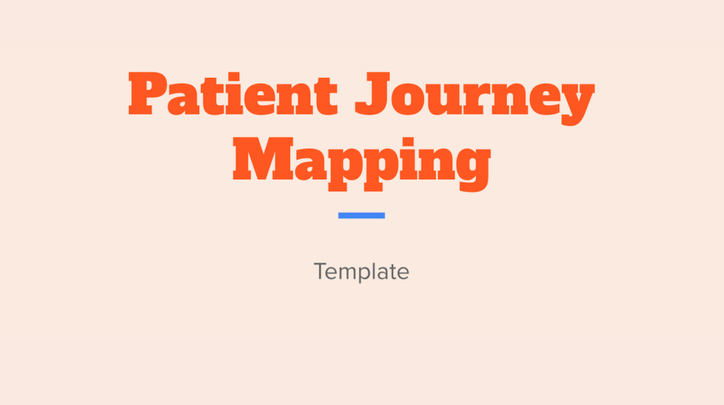 patient journey maps - template