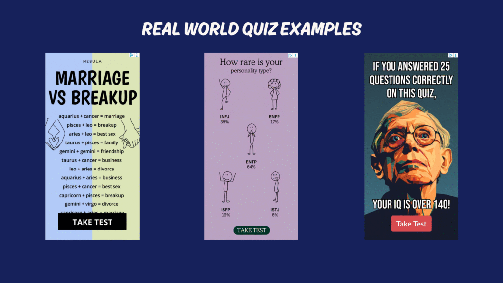 clinic marketing ideas - quiz examples (1)
